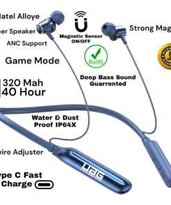 UAG Urbn Armour Gear ANC shine Matel Gaming Neckband With Vibration