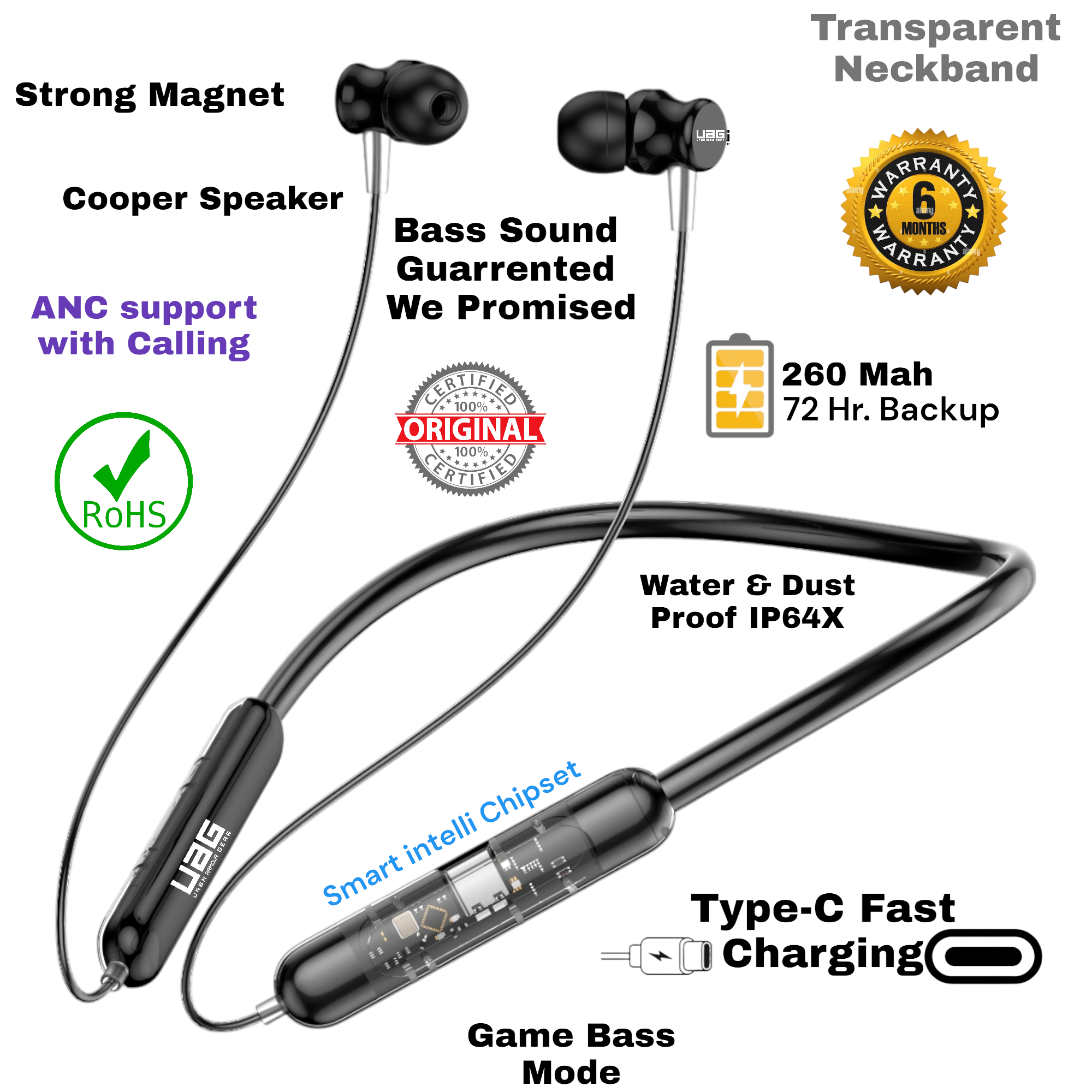 Photoroom-20241027_111055 UAG Urbn Armour Gear Transparent ANC Gaming with Voice Changer - Image 1