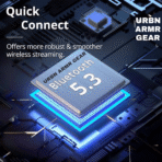 UAG Urbn Armour Gear ANC shine Matel Gaming Neckband With Vibration - Image 7