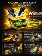 UAG Crystal Transparent Gaming or ANC Earbuds - Image 2